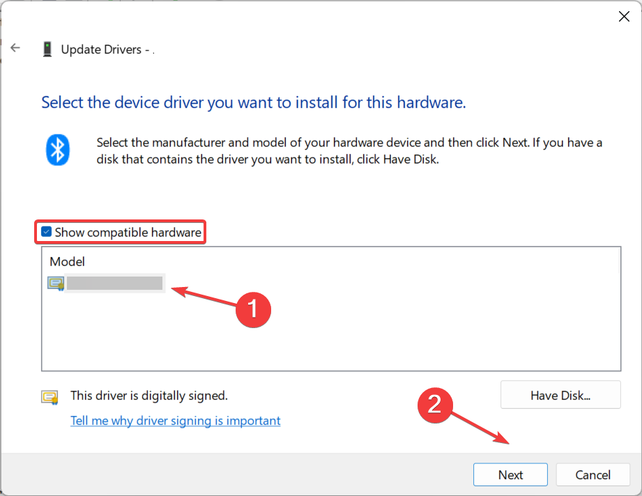 Выбор совместимого драйвера Xbox Elite