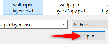Диалог выбора файла в браузере при загрузке PSD на сайт