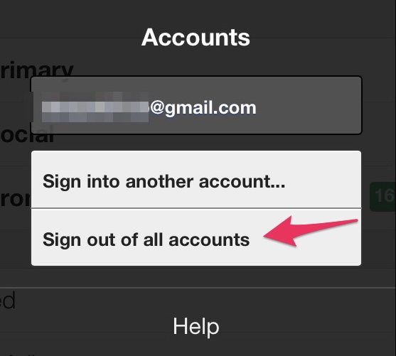 Выйти из всех устройств в Gmail через браузер