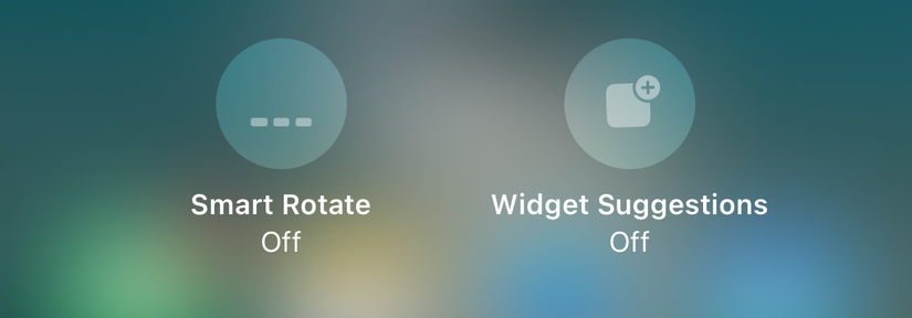 Opzioni per le pile di widget in iOS.