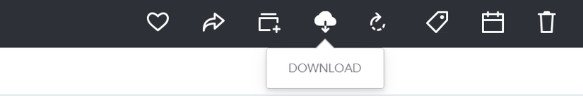 Нажмите кнопку «Скачать» в верхнем меню страницы Shutterfly.
