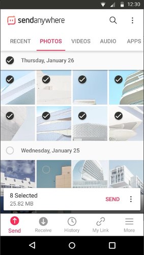 Send Anywhere: передача файлов через Wi‑Fi Direct на Android