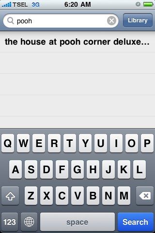 Поиск книг в магазине iBooks