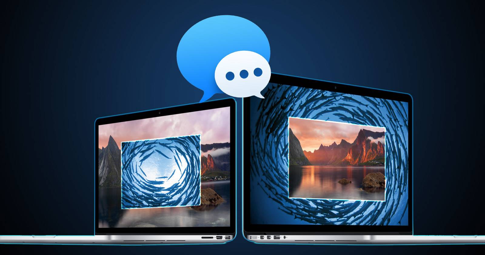 Как делиться экраном Mac через Сообщения