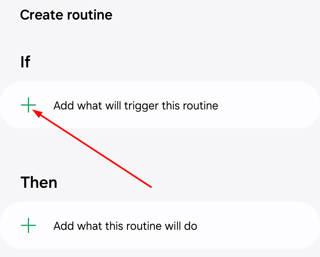 Добавление раздела 'If' в Modes and Routines.