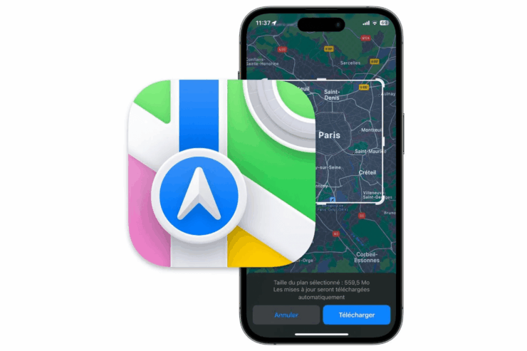 Скачать офлайн‑карты Apple Maps на iPhone
