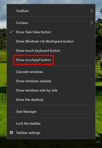 Виртуальный тачпад в Windows 10