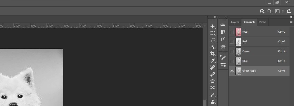 Шаг 3: дублирование зелёного канала