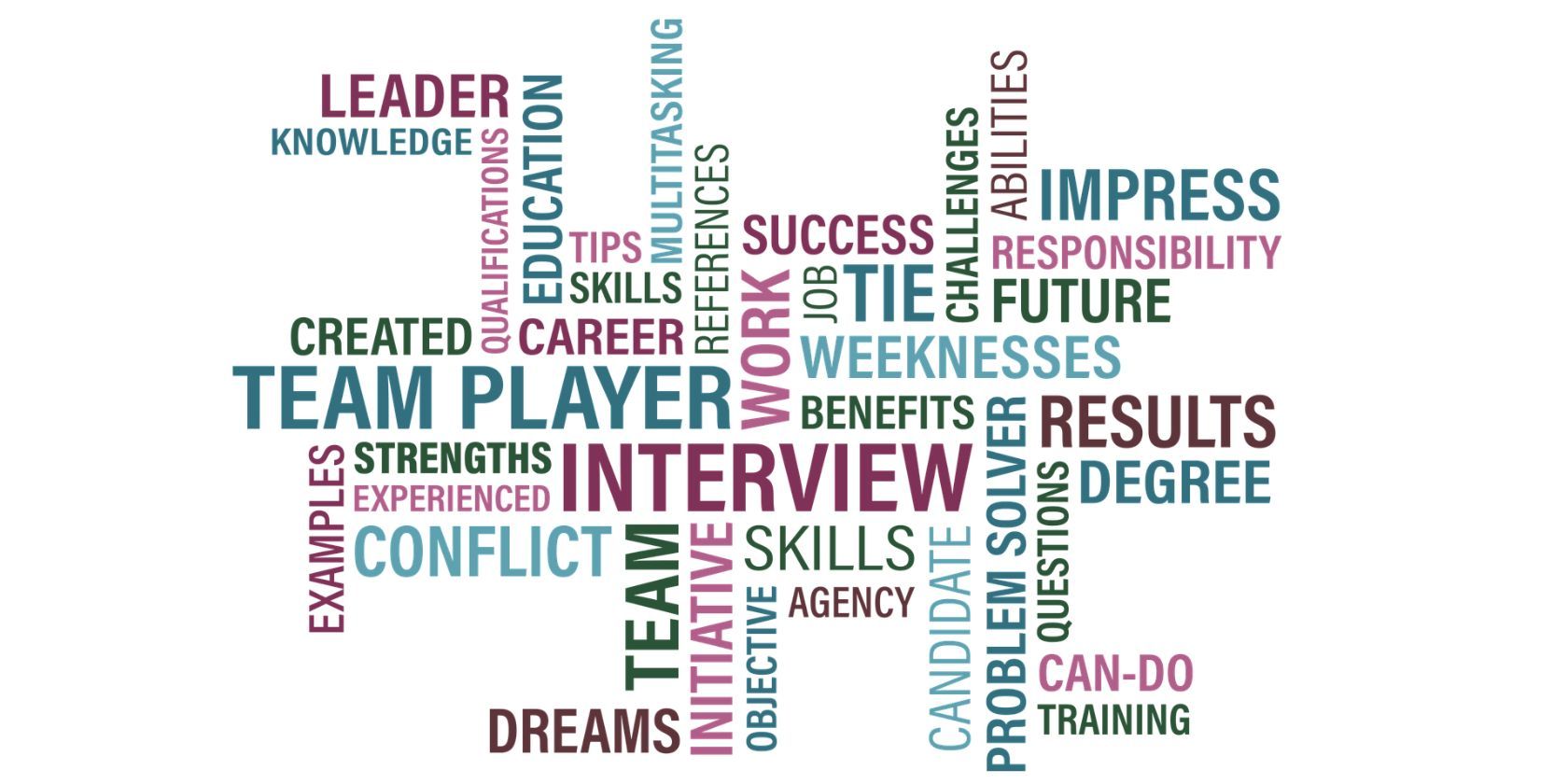 a word cloud of job skills