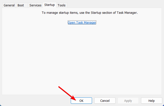 ok-msconfig windows 11 blue screen