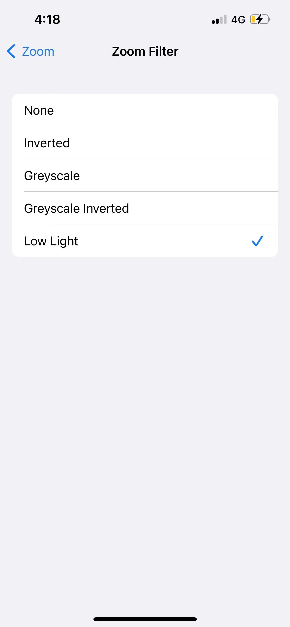 фильтр масштаба в iPhone