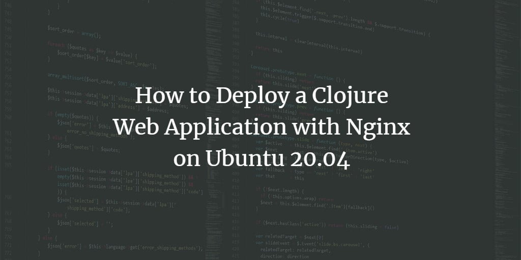 Развёртывание Clojure на Ubuntu 20.04