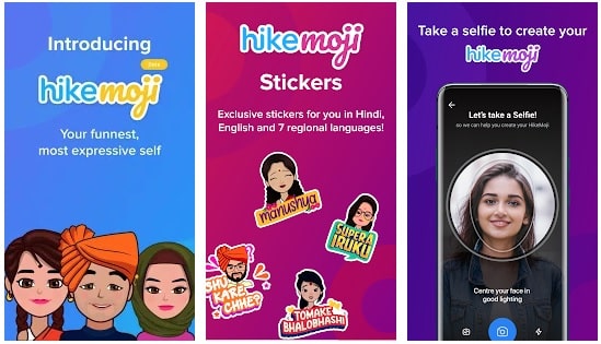 Скриншот Hike с чатом