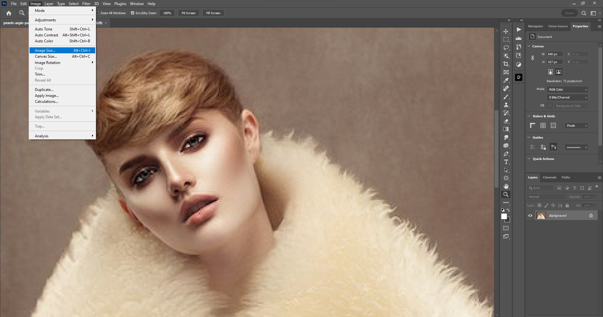 Image and Image Size