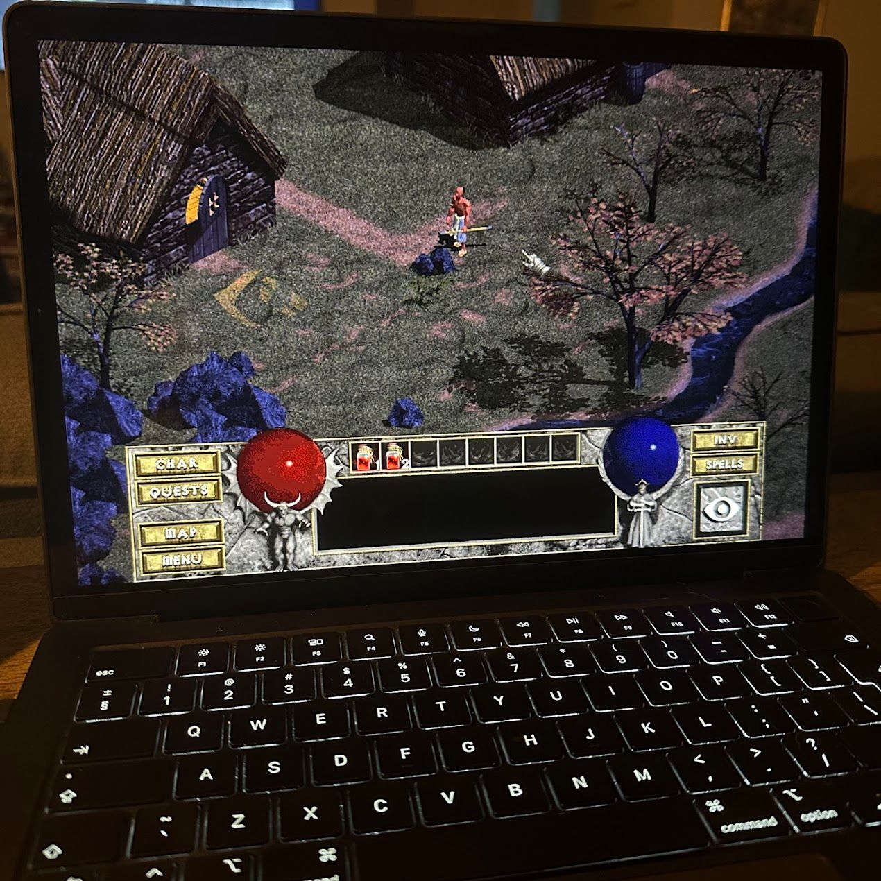 Diablo на MacBook Pro.