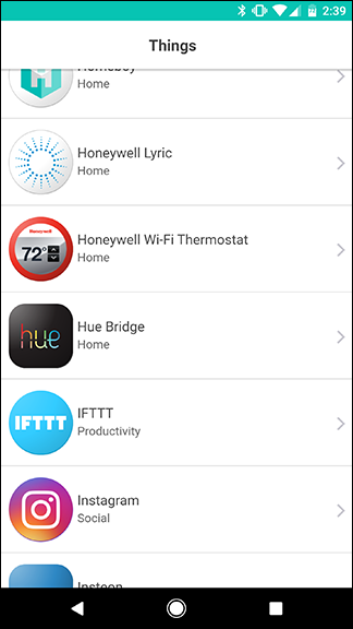 Выбор устройства для подключения