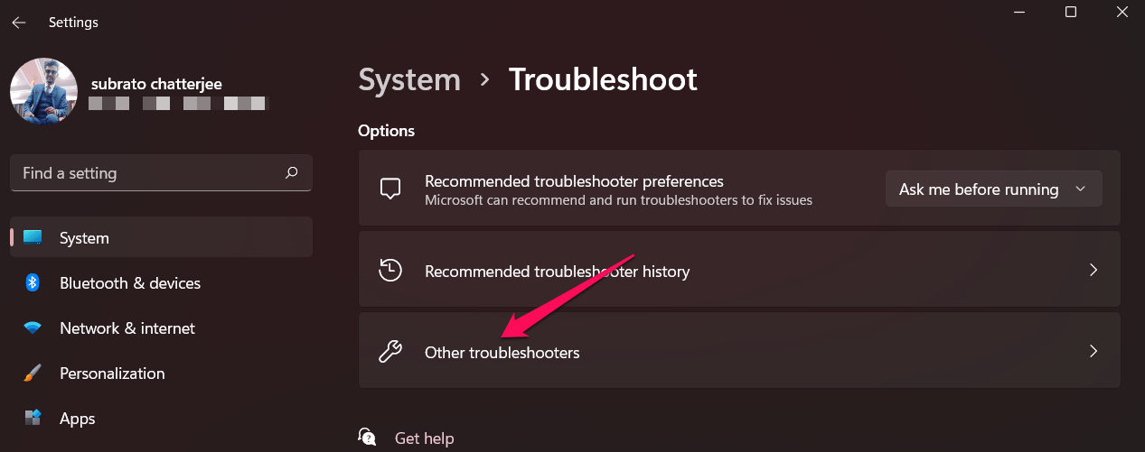 Windows — Другие средства устранения неполадок
