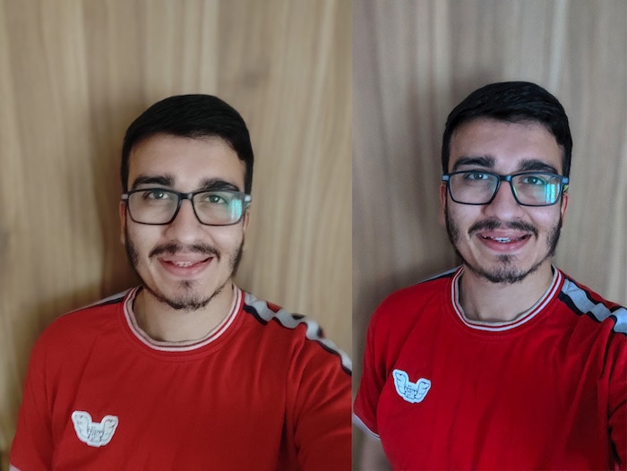 Фото: сравнение снимков со стокового приложения и GCam, ночной режим