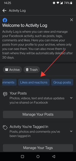 Delete Facebook Comments Mobile Likes Reactions