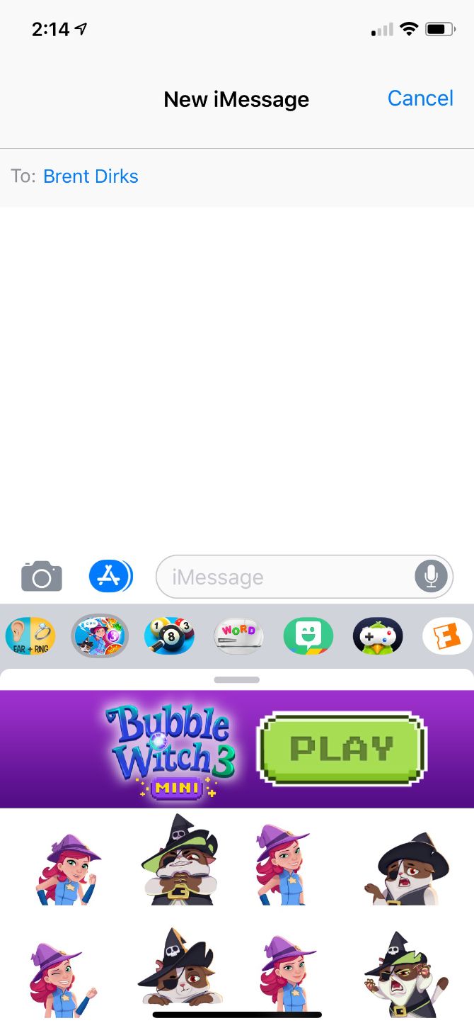 Стартовый экран Bubble Witch 3 Saga: магические пузырьки и уровень