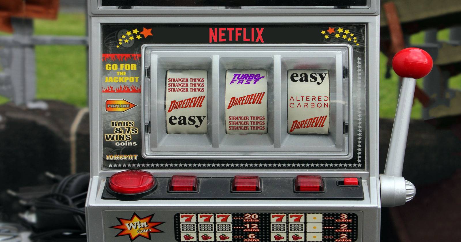 Netflix-Originals-Collage mit Serienposter