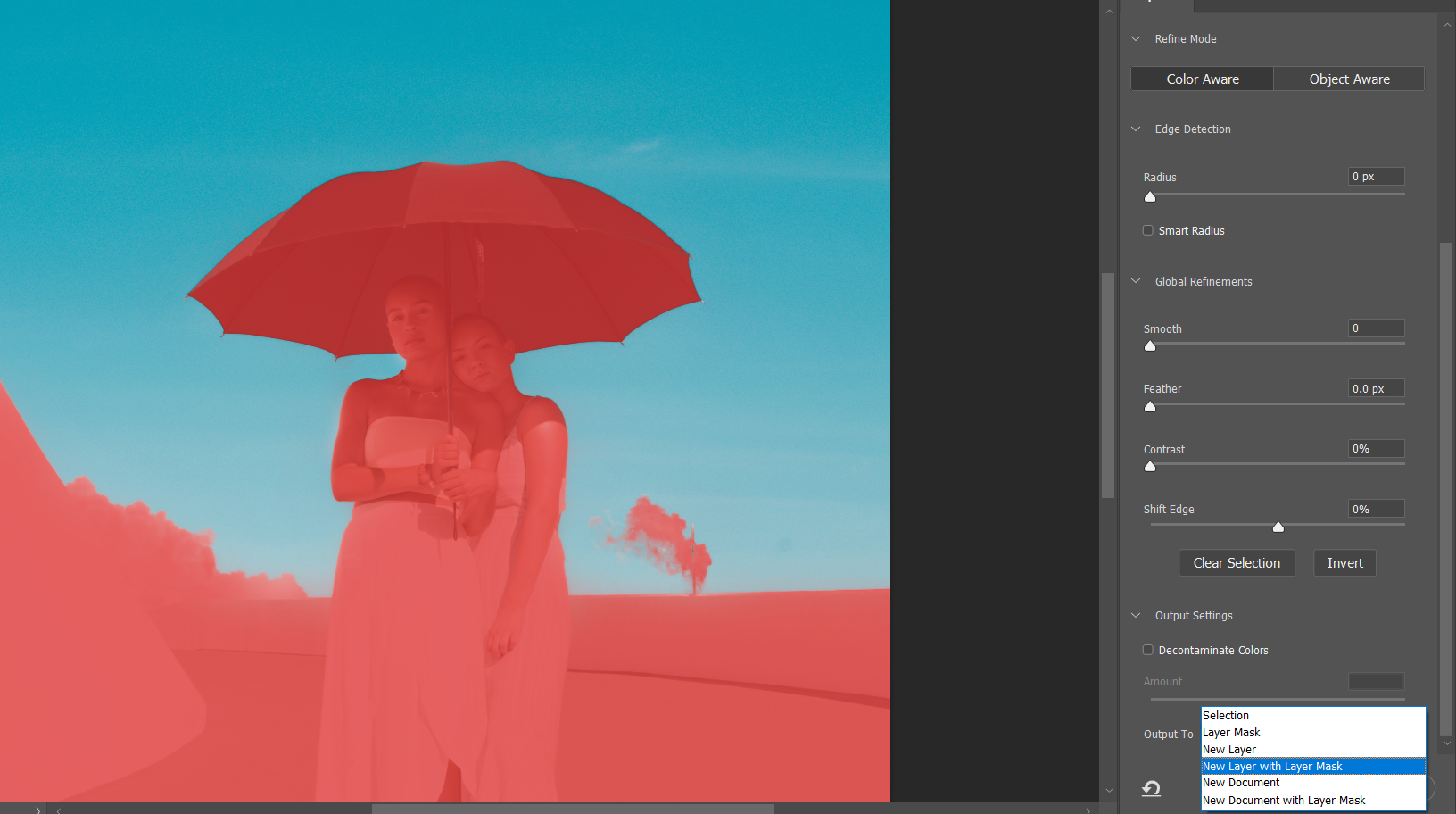 New Layer with Layer Mask