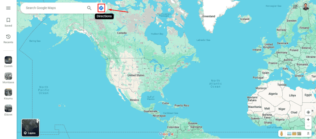 Как сохранить маршрут Google Maps на ПК