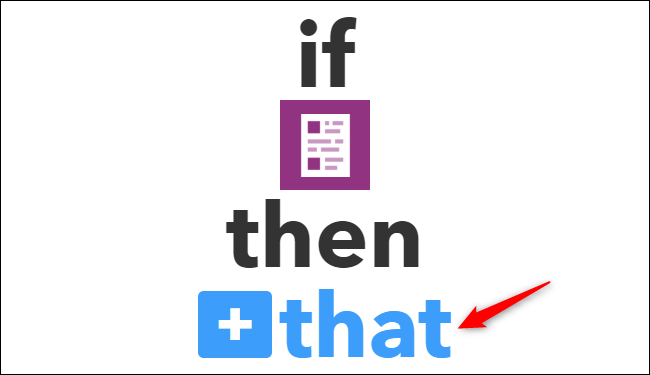 Выбор сервиса уведомлений в IFTTT