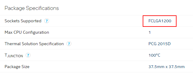 Совместимость процессора Intel с материнской платой — спецификация Sockets Supported.