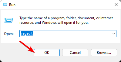 Запуск редактора реестра