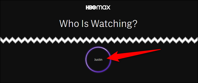 Экран входа в аккаунт HBO Max в веб‑браузере