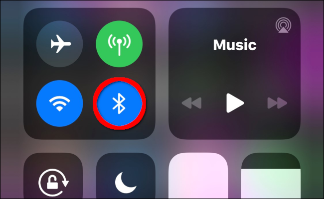 iPhone Bluetooth Toggle