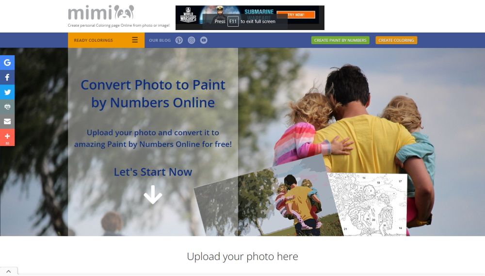 Mimi-Panda website homepage