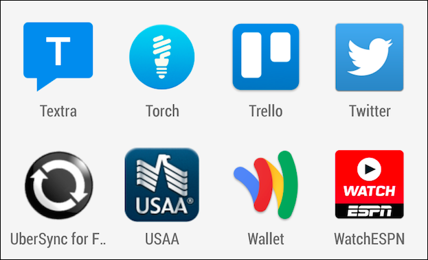 Экран: установка Google Wallet из Play Store
