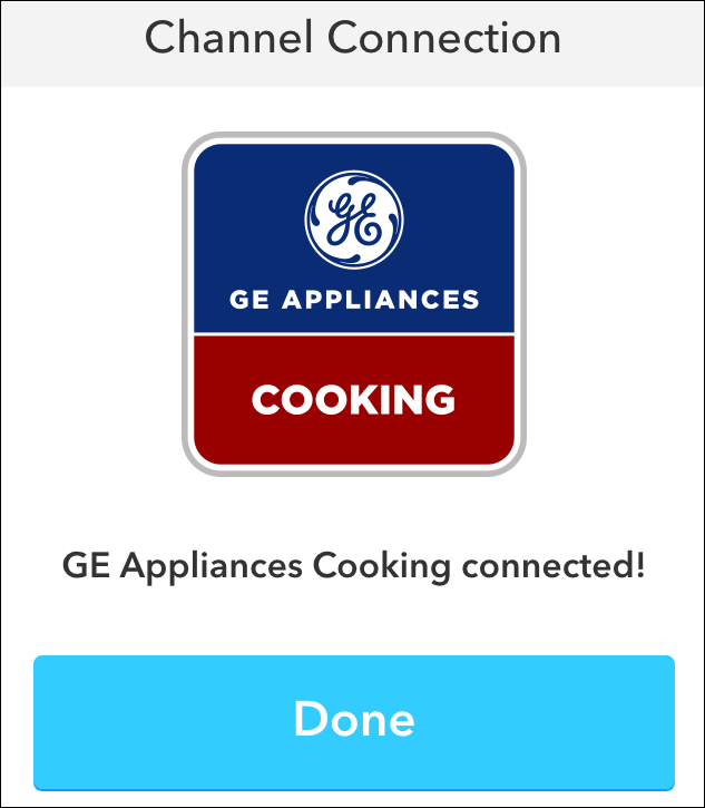 Кнопка завершения создания рецепта