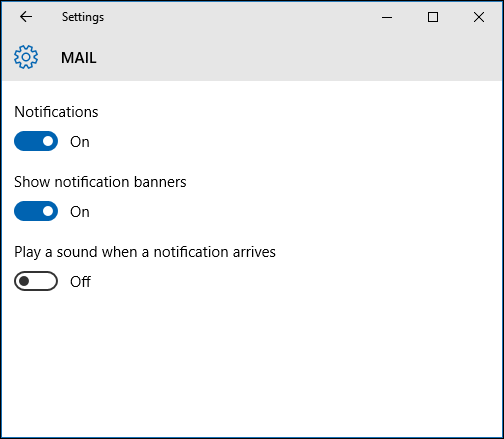 Параметры уведомлений для отдельного приложения с возможностью выключить баннер или звук