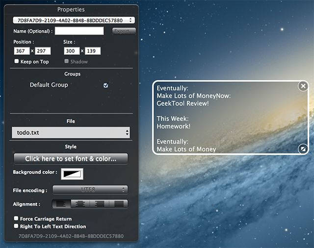 Файл-текстовый гиклет