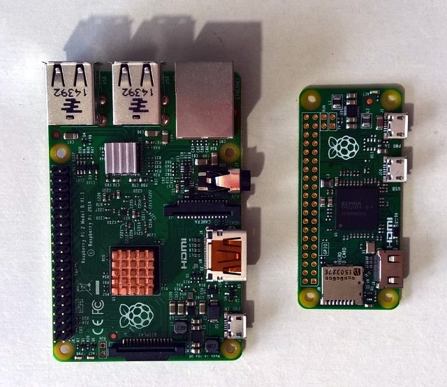 Сравнение компактных плат Raspberry Pi Zero и более крупных моделей