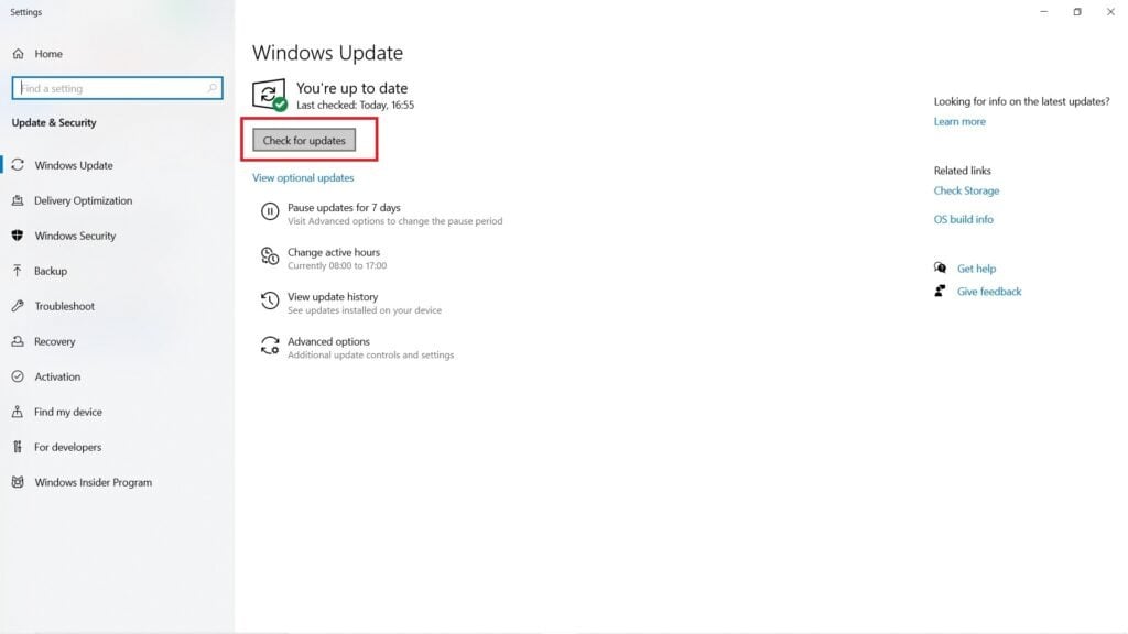 Windows Update: Auf Updates prüfen