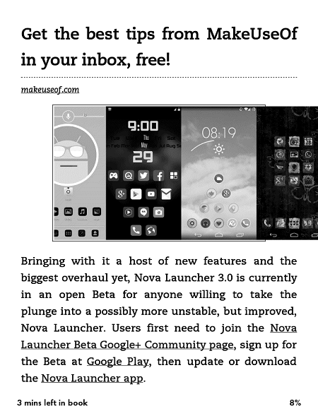 Конвертированная статья на Kindle