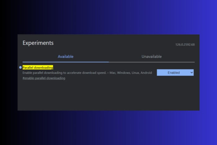 Как включить Parallel downloading в Edge