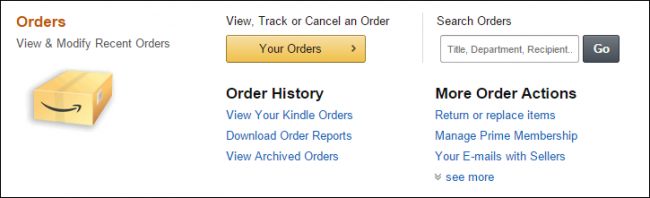 Экран входа и общий вид списка заказов с кнопкой Your Orders