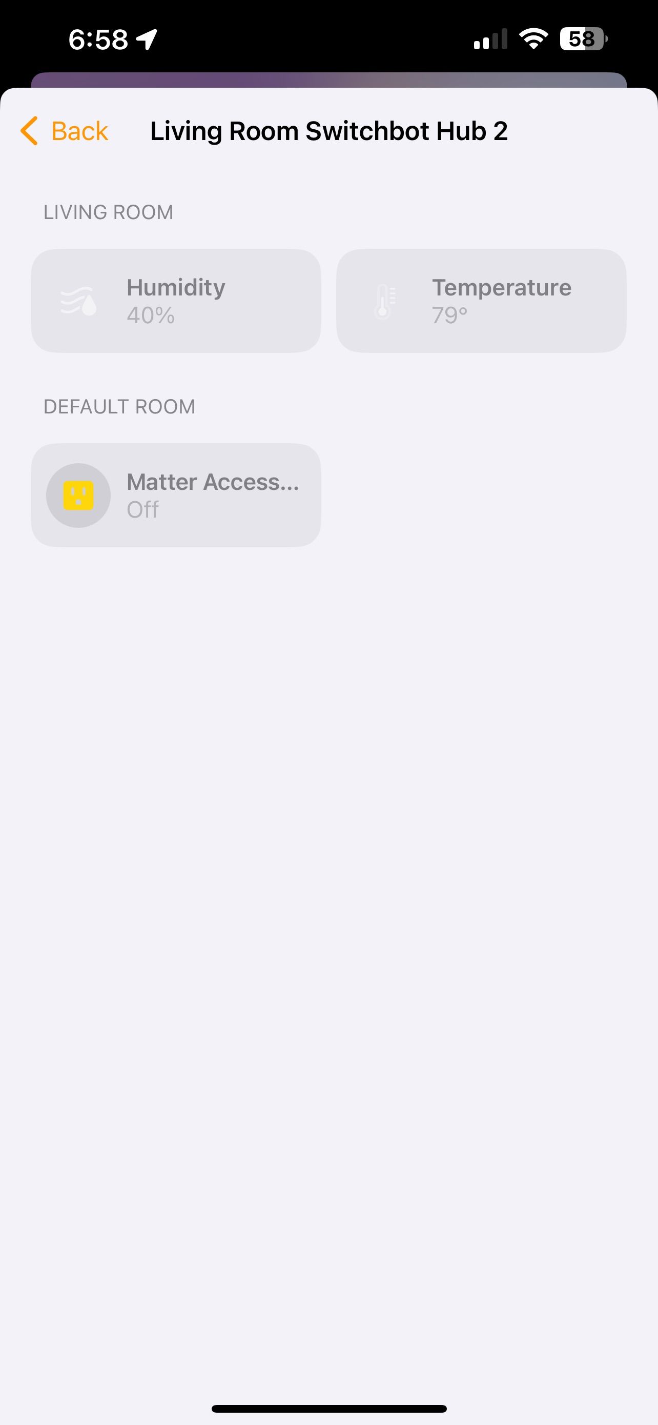 Экран приложения Home iOS с ИК‑устройством