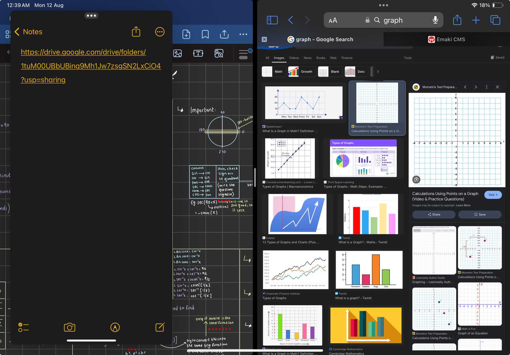 Использование Split View и Slide Over для открытия трёх приложений