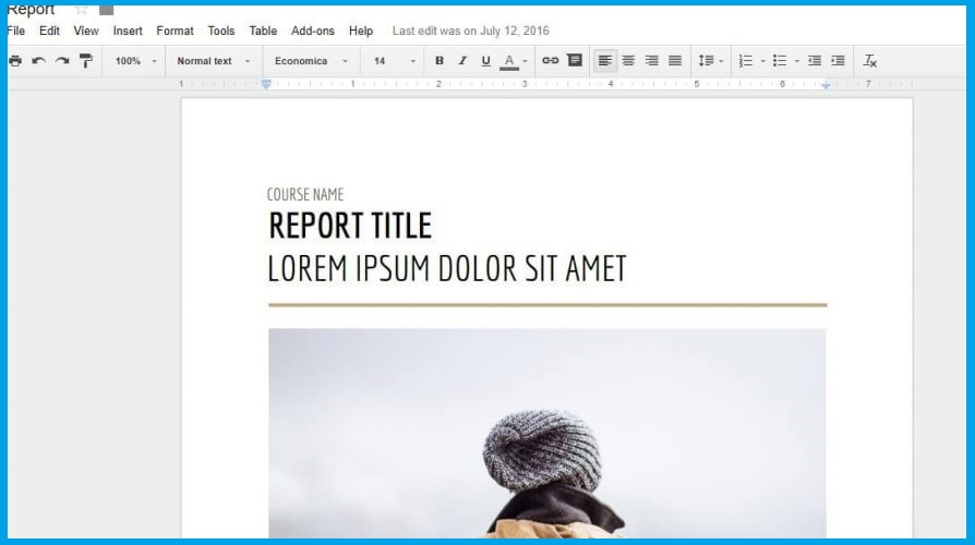 Открытие RTF в Google Документах
