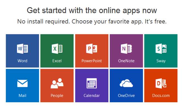 Office Online приложения