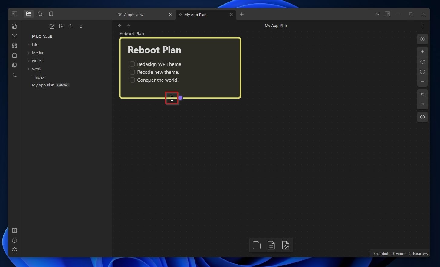 Изменение размера карточки с помощью перетаскивания границы