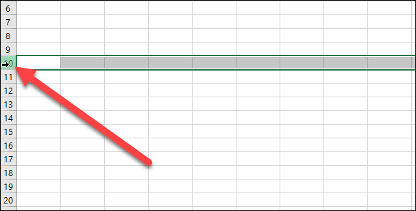 Выбор первой строки для выделения нескольких строк