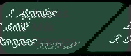 Нумерованный список в WhatsApp