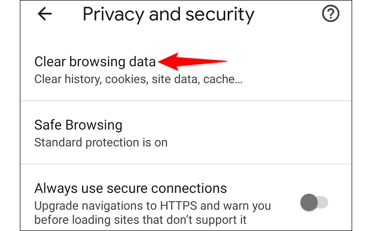 Очистить данные просмотра в Chrome.